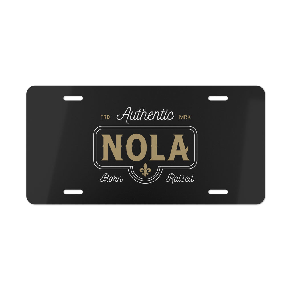 Authentic NOLA Vanity Plate