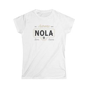 Authentic NOLA Classic Women's Tee - White