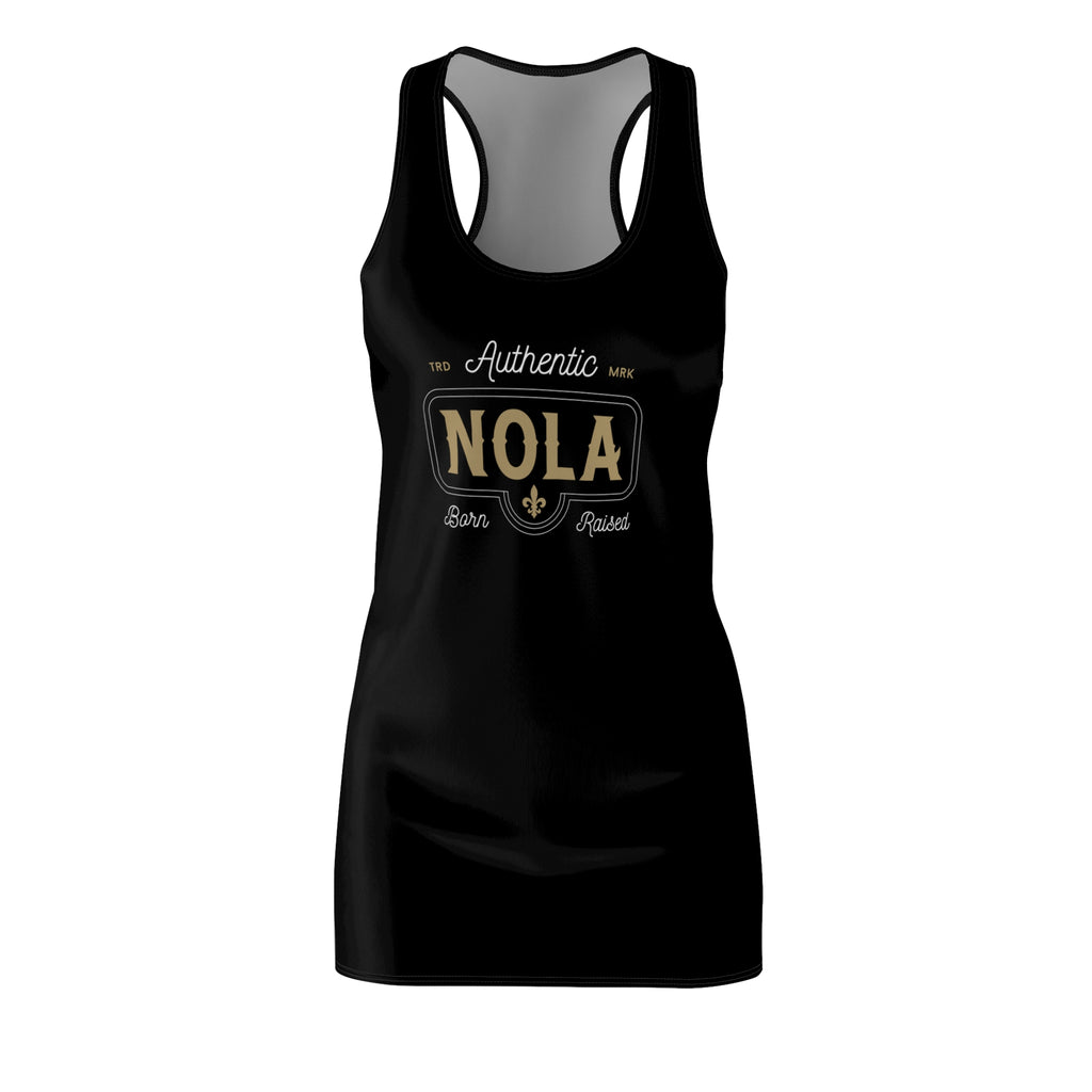 Authentic NOLA Women's Cut & Sew Racerback Dress