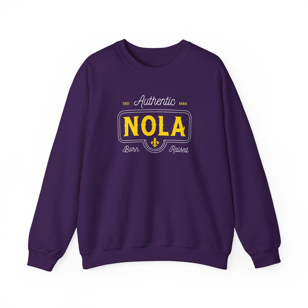 Authentic NOLA Carnival Purple Crewneck Sweatshirt