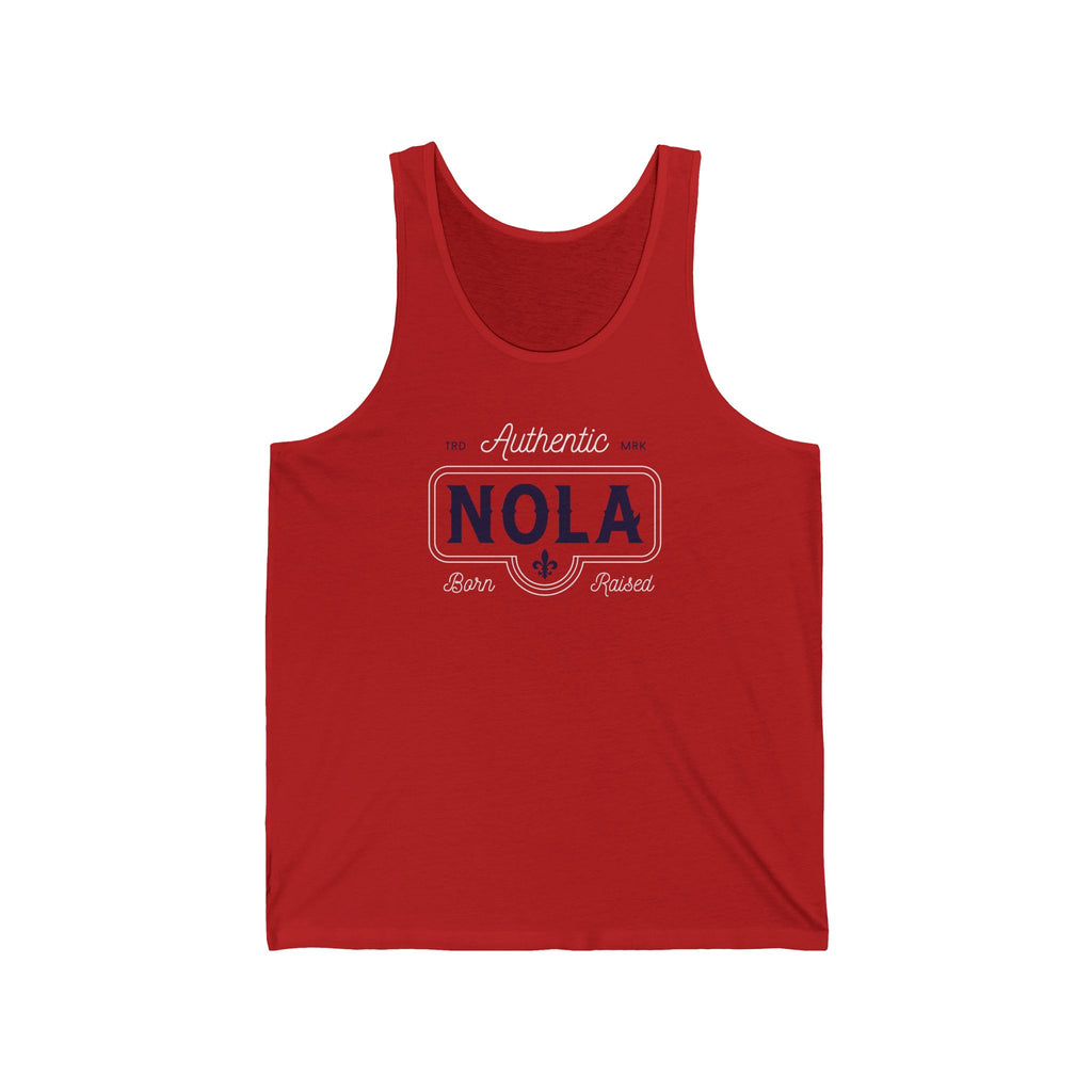 Authentic NOLA Pride Jersey Tank - Red