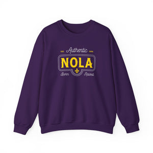 Authentic NOLA Carnival Purple Crewneck Sweatshirt